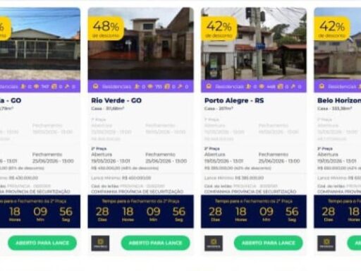 Bayit leiloa 75 imóveis da CashMe com descontos de até 70% em junho em contexto de Mercado Imobiliário